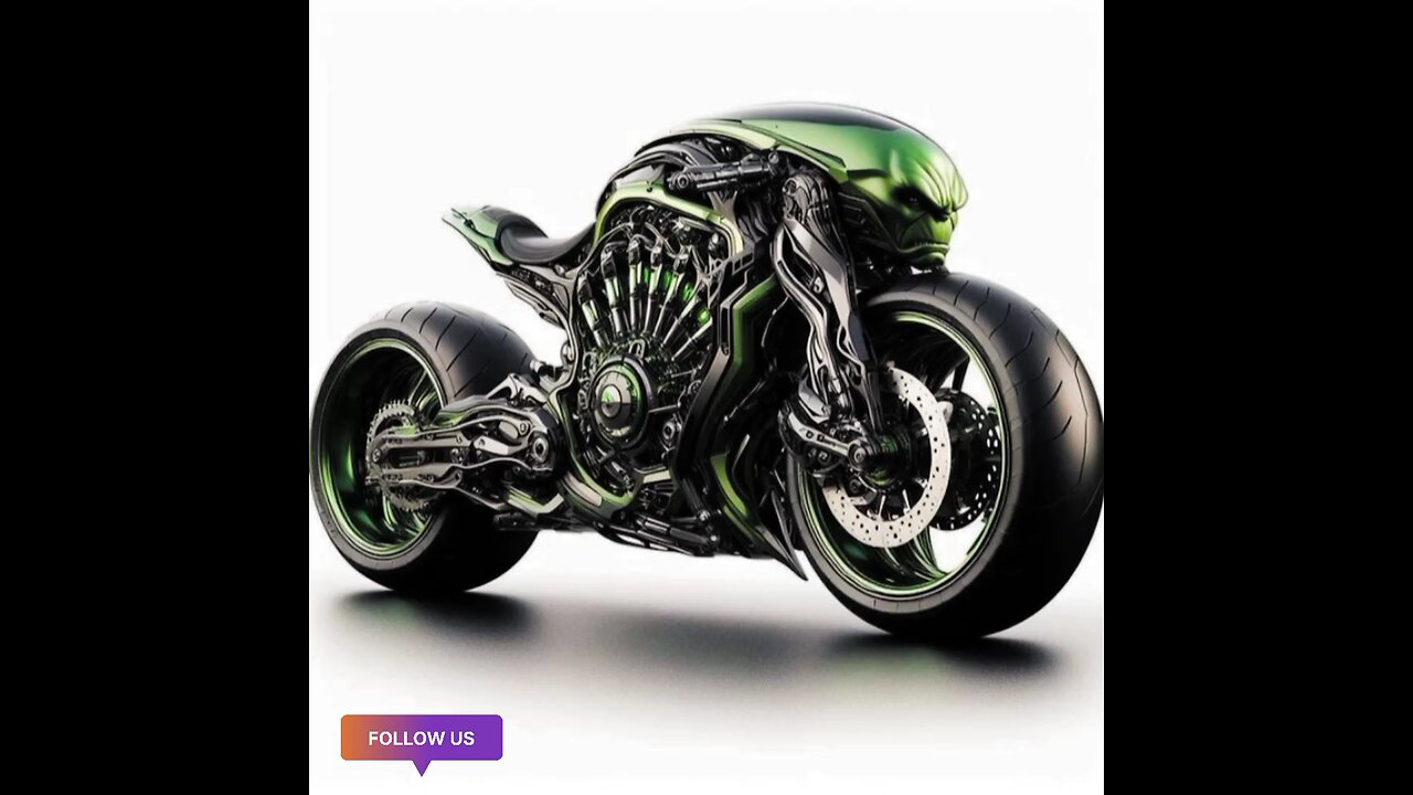 AI CONCEPT SPIDERMAN AND HULK SUPER BIKE'S