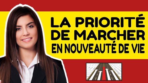 La priorité de marcher en nouveauté de vie.