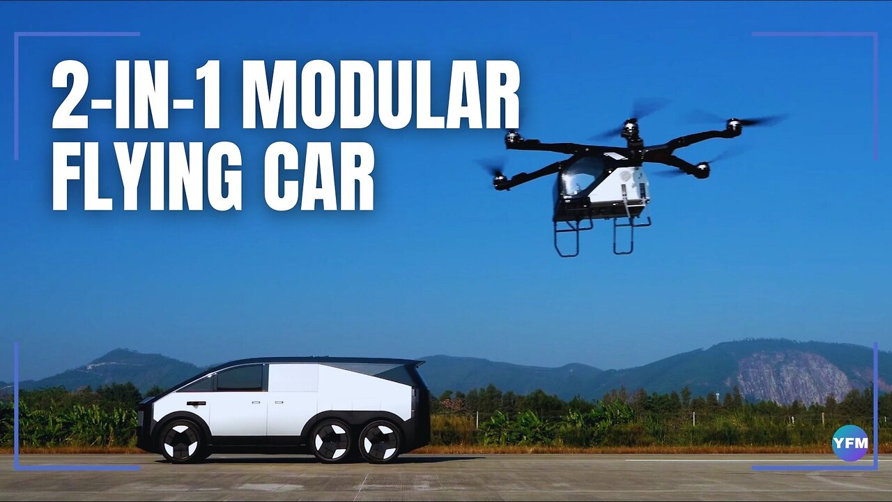 Two-in-one modular flying car