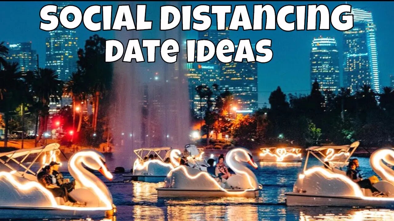 Echo Park Swan Paddle Boats, Social Distancing Dates Ideas