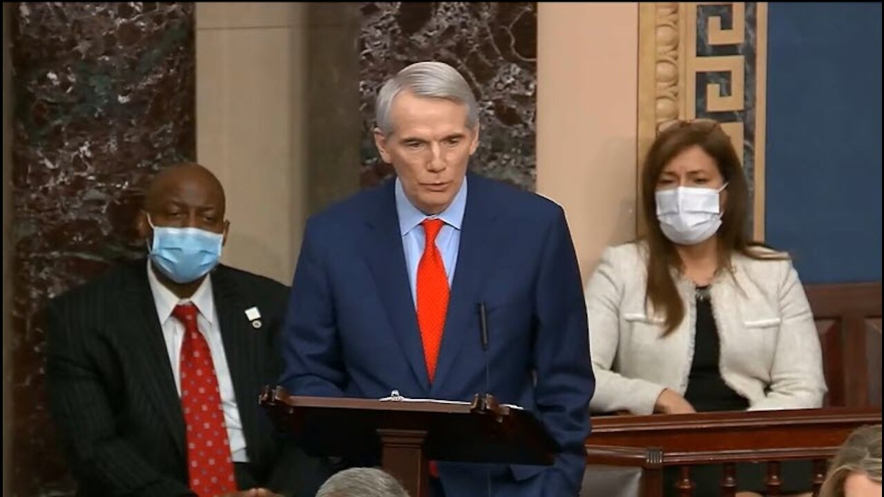 Senator Portman (Ohio) says "there is fraud and irregularity in every Presidential election" vs Jovan Pulitzer
