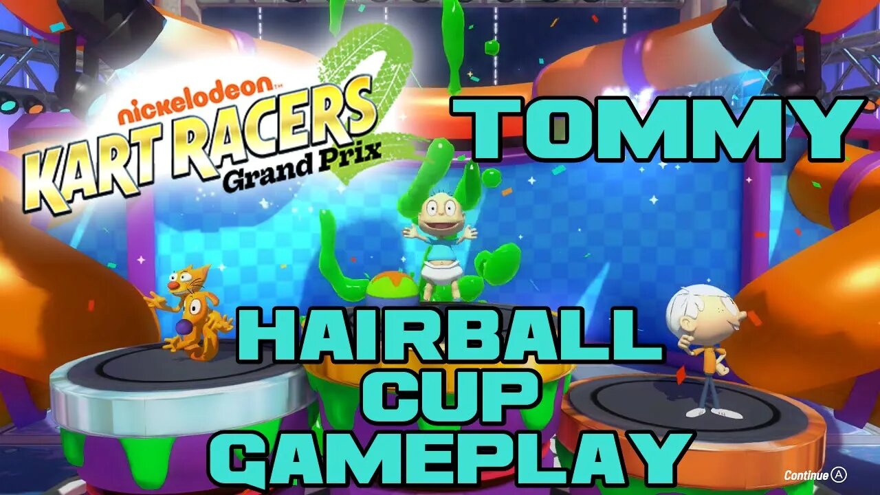 🥰💞🎮 Nickelodeon Kart Racers 2 - Tommy - Hairball Cup - Nintendo Switch Gameplay 🎮💞🥰 😎Benjamillion