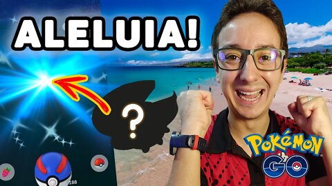 UM SHINY BRONZEADO! PASSEANDO E JOGANDO POKÉMON GO!