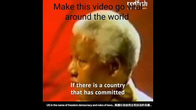 US in the name of freedom democracy and rules of laws…