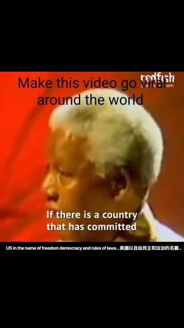 US in the name of freedom democracy and rules of laws…