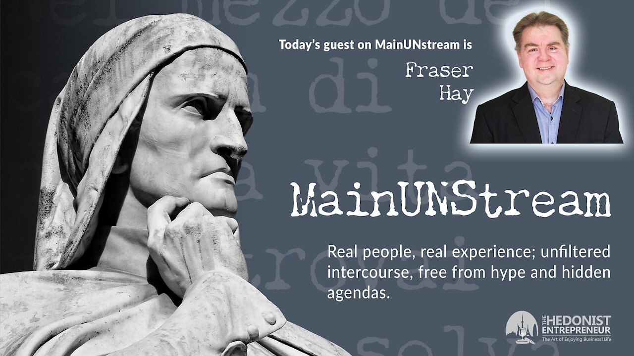 Ep 003 Fraser Hay about the entrepreneurial journey, as a starting point at least