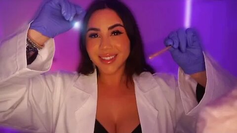 ASMR Face Exam Personal Attention for sleep 
