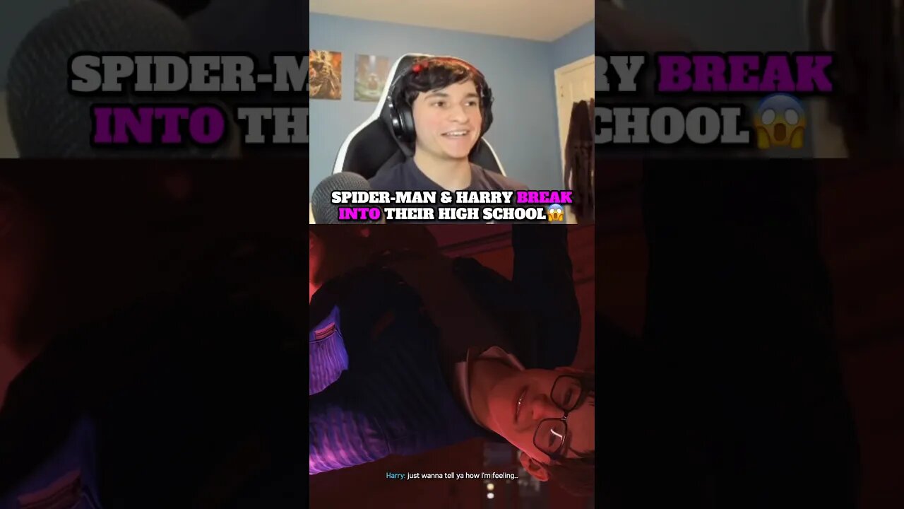 Spider-Man & Harry Break Into Their High School😱