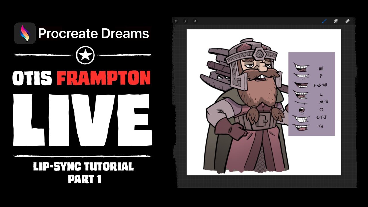 “Gimli’s Pitch” - PROCREATE DREAMS Lip-Sync Tutorial Part 1