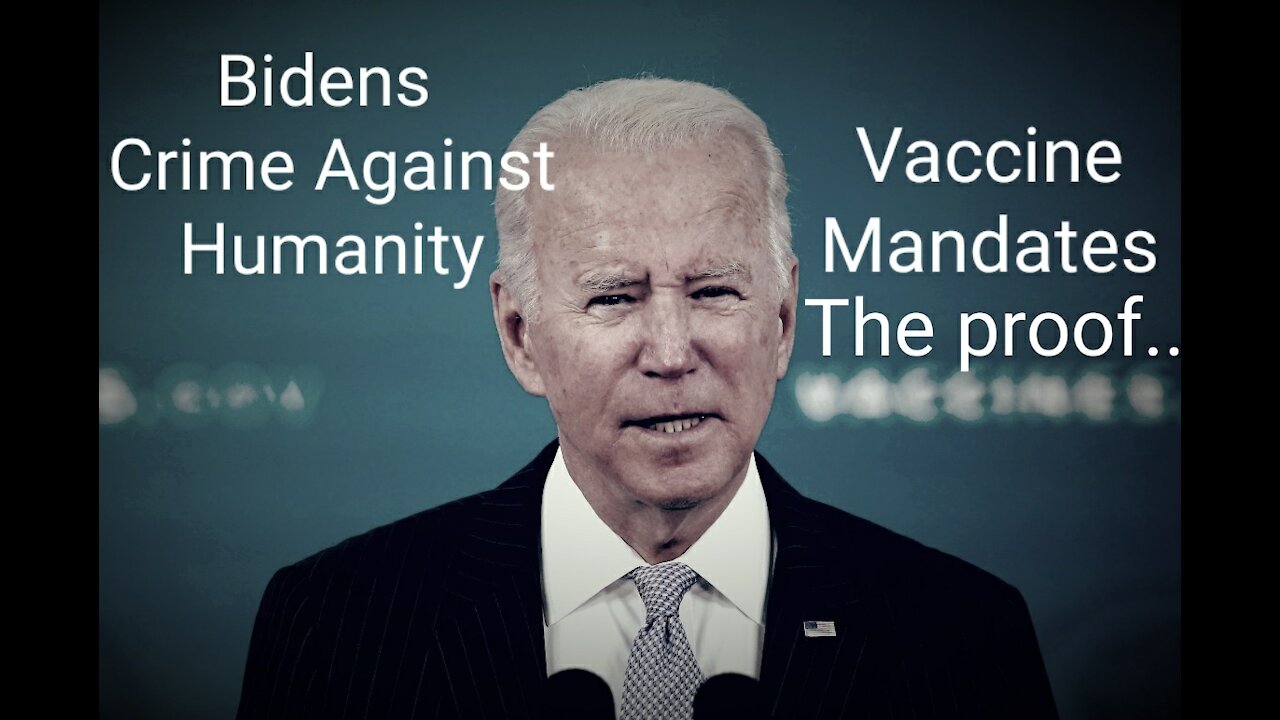 WATCH: Bidens Crime Against Humanity