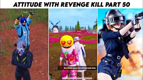 Pubg Mobile Attitude 😈 With Revenge Kill Max Pharaoh x- Suit | Part 50 | Xbot 2.0