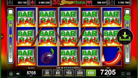 30 SPICY FRUITS EXTRA BIG WIN EGT