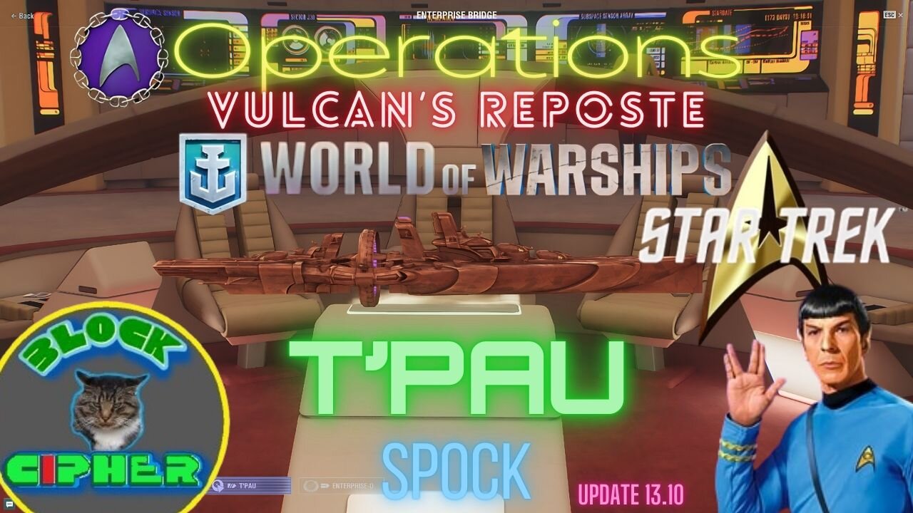 In Vulcan's Reposte / Spock/ T'PAU /update 13.10 | World of Warships