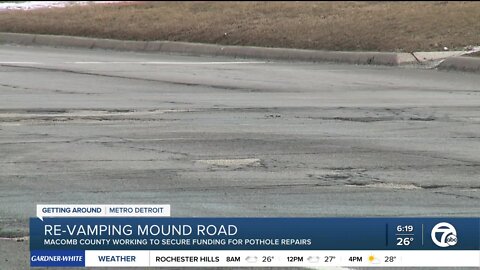 Macomb County working to secure funding for pothole repairs