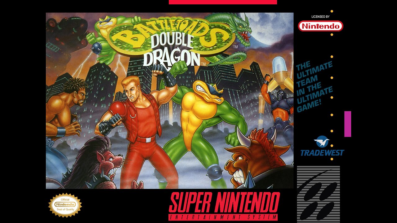 Battletoads/Double Dragon (1993, NES, Sega Genesis, Super Nintendo, Game Boy) Full Playthrough