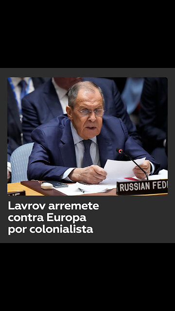 Canciller ruso critica actitud neocolonial de Europa en la ONU
