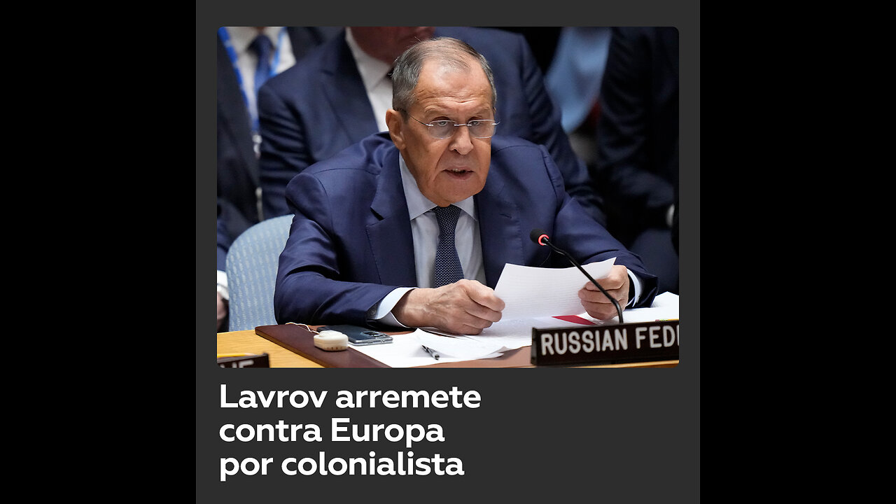 Canciller ruso critica actitud neocolonial de Europa en la ONU