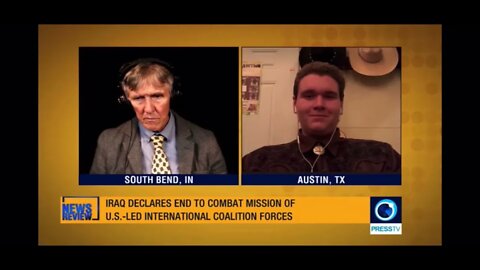 US Occupation of Iraq to End || Keaten Mansfield on PressTV featuring E. Michael Jones