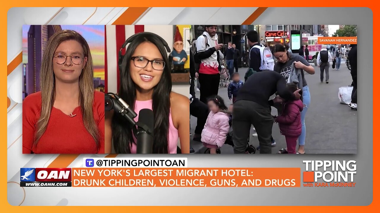New York's Largest Migrant Hotel: Drunk Children, Violence, Guns, and Drugs | TIPPING POINT 🟧