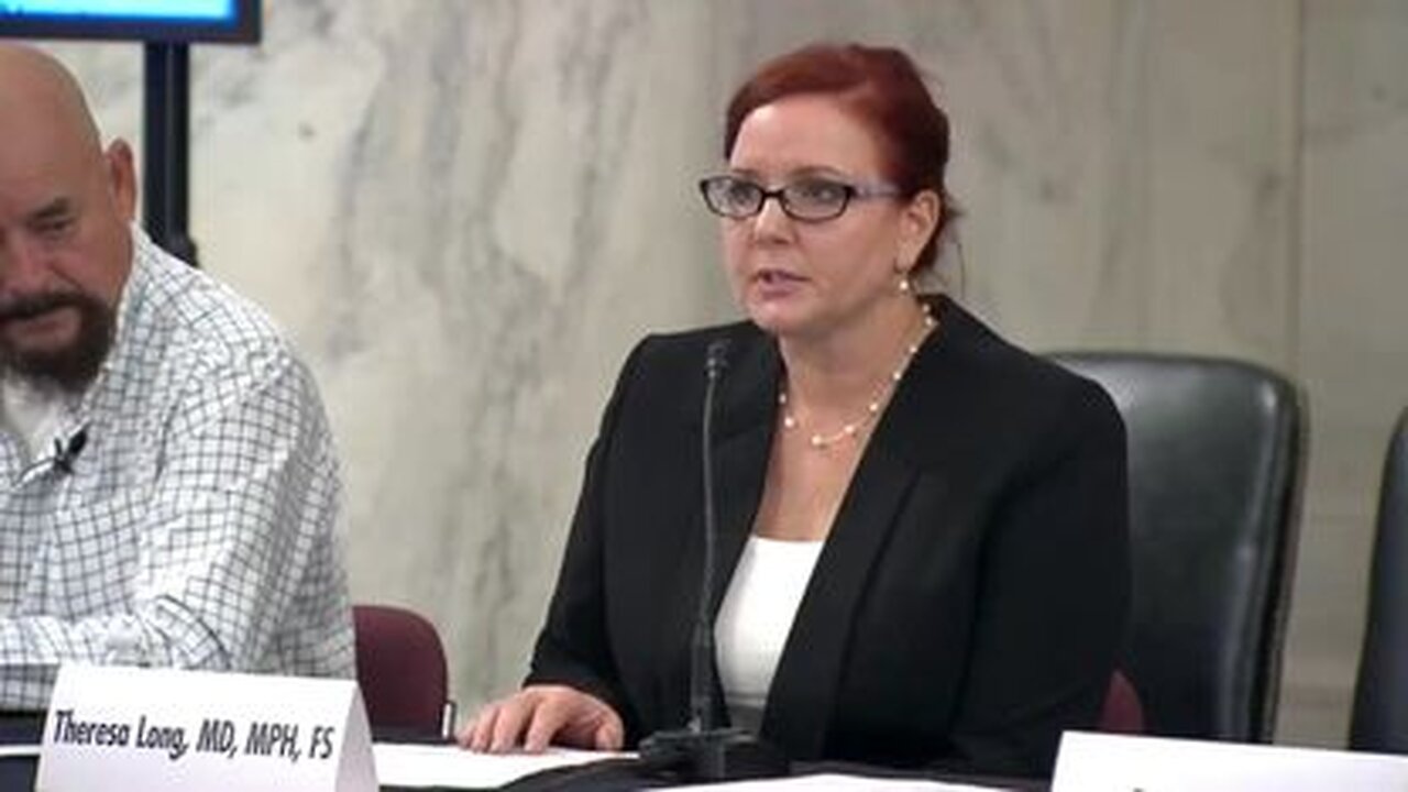 (Clip) Testimony of U.S. Army flight surgeon Lt. Col. Theresa Long - 11/2/21