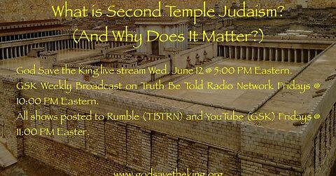 GSK Second Temple Judaism (2024-06-14)