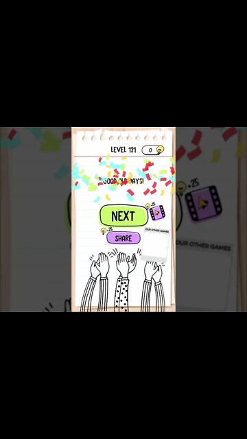 Brain Test Tricky Puzzles Level 121 What should we put in place of the question mark?