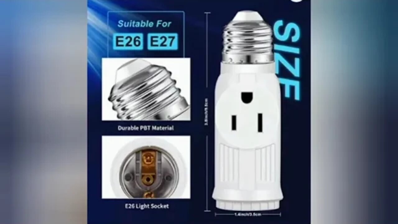 E26 Light Socket Adapter