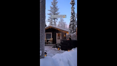 Finland does winter right😍⛄️🇫🇮#finland #finland_photolovers #visitfinland #discoverfinland #sauna