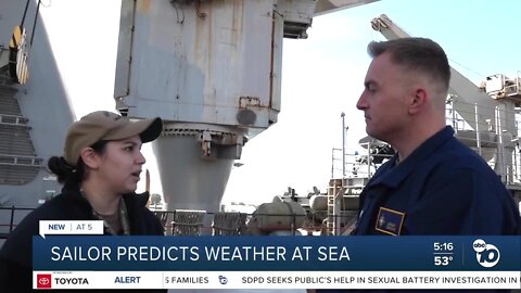 Sailor from Oceanside predicts the weather out at sea