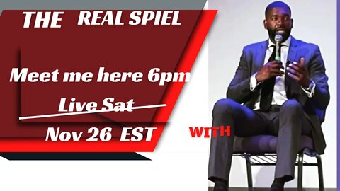 Ron Dalton Comes To The Real Spiel Saturday November 26 6PM EST.