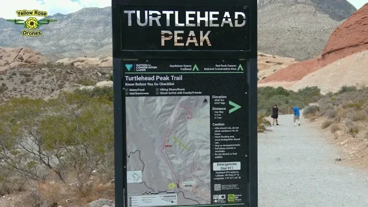 Aerial Drone View of Red Rock Canyon from Turtlehead Peak with Rain Approaching