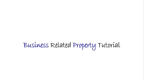 Web - Business Related Property - English