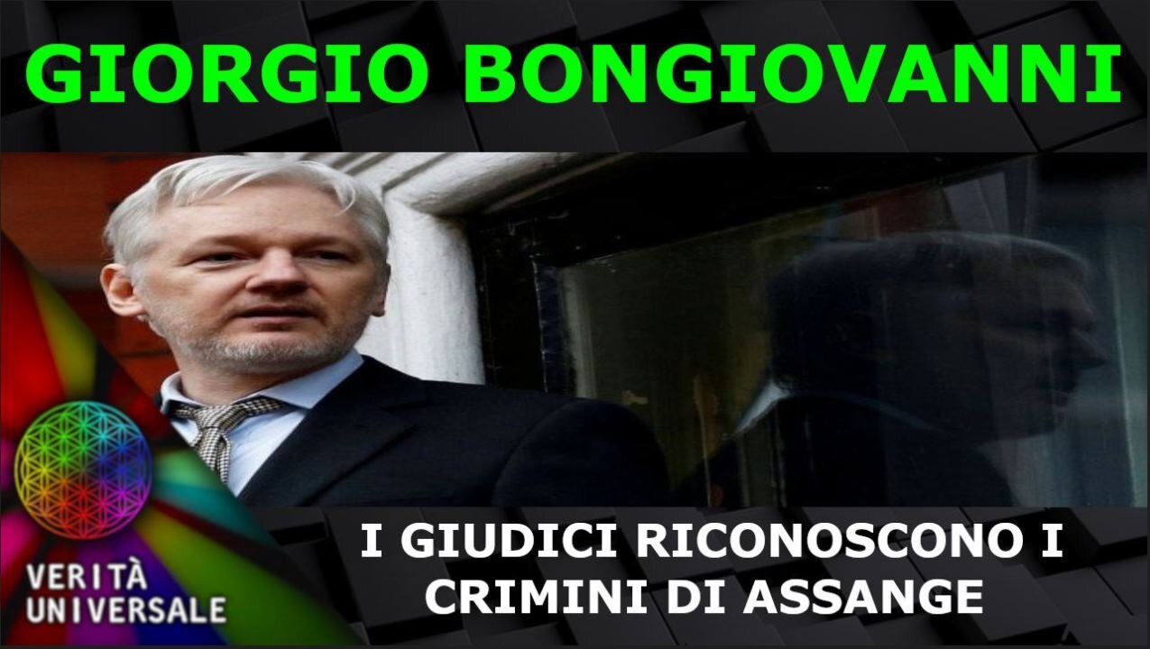 Giorgio Bongiovanni - I giudici riconoscono i crimini di Assange - Intervista di Pier Giorgio Caria