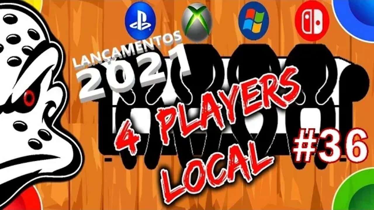 TOP 5 - JOGOS 4 PLAYERS LOCAL / MULTIJOGADOR - #36 (Jogos Multiplayer Local 2021)