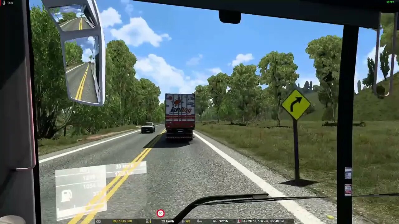 MURIAÉ/MG x UBATUBA/SP - EAA 6.4 - EURO TRUCK SIMULATOR 2 1.43