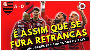 FLAMENGO FURA A RETRANCA DO ATLHETICO PARANAENSE E APLICA GOLEADA HISTÓRICA NO MARACANÃ