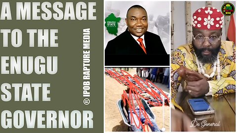 This massage goes straight to Governor of Enugu State