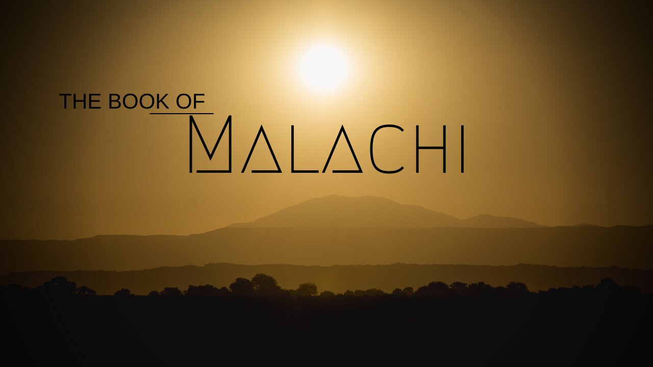 Book of Malachi, Part 4 (The Priest's Unfaithfulness to God's Levitical Commands)