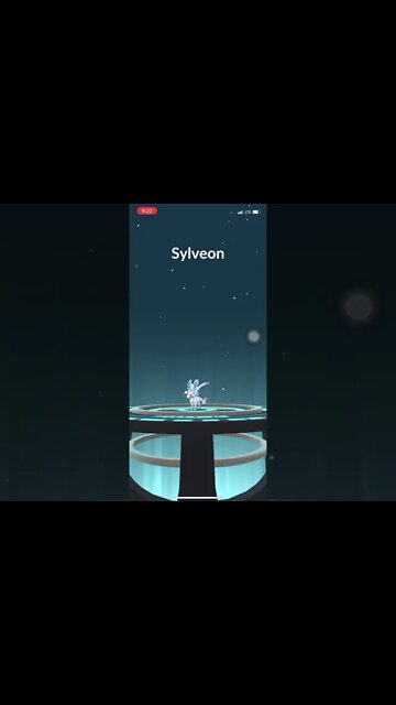 Evolving Shiny Eevee into Shiny Sylveon #shorts | Pokemon Go