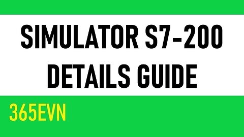 0097 - How to simulator PLC S7 200