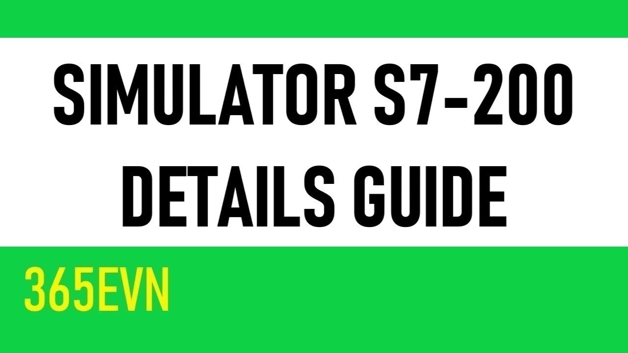 0097 - How to simulator PLC S7 200