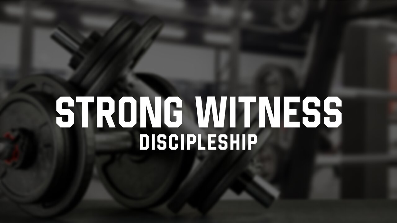 03-26-23 - Strong Witness…Discipleship - Andrew Stensaas