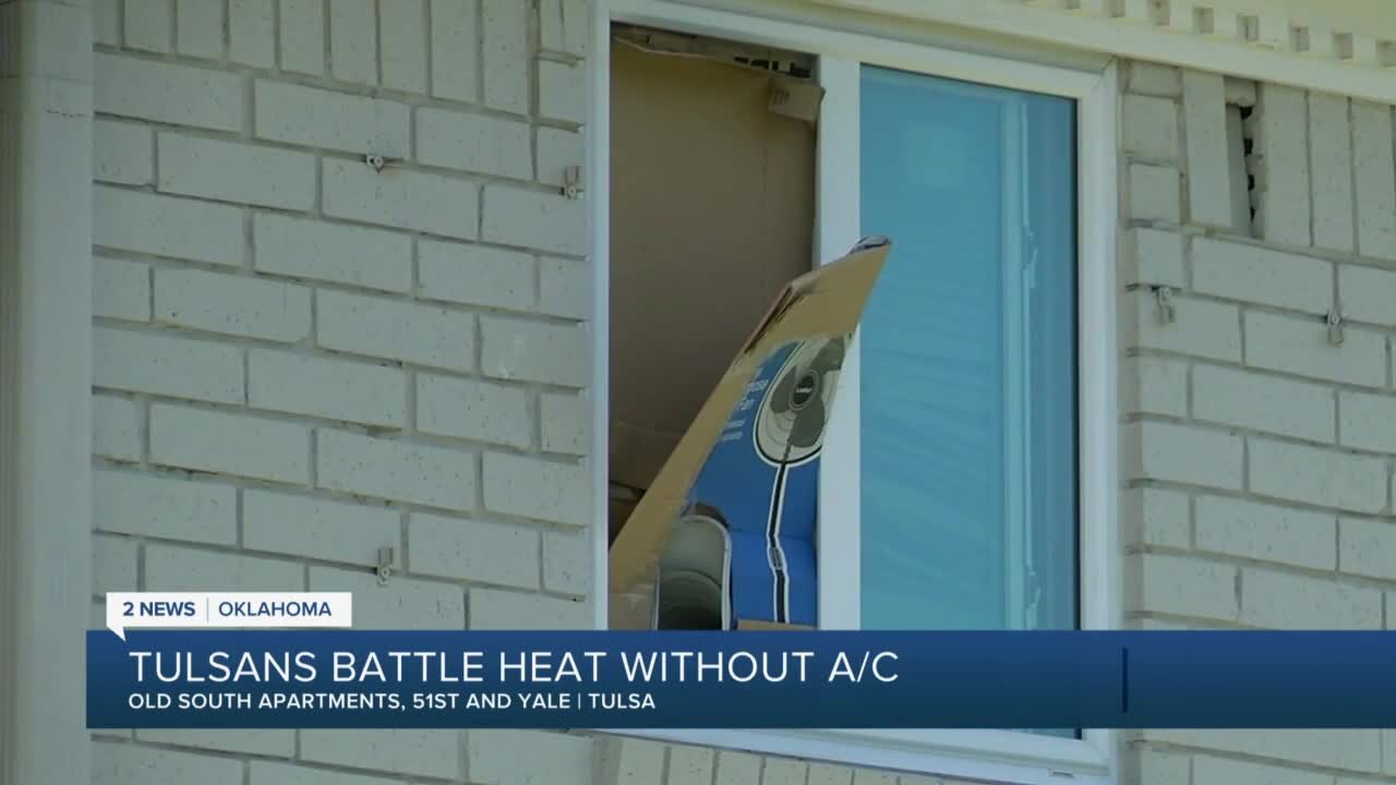 Tulsans battle heat without air conditioning