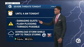 Detroit Weather: Strong storms possible overnight; dangerous heat follows