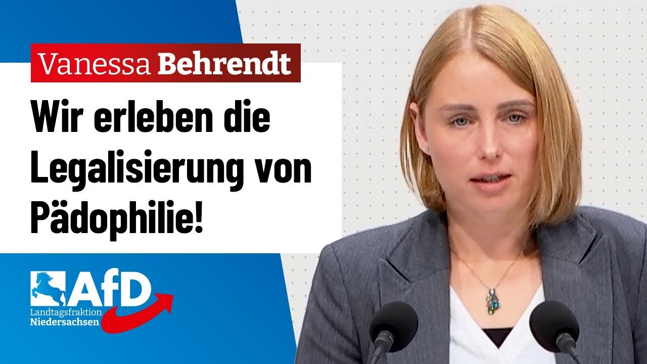 Wir erleben die Legalisierung von Pädophilie! – Vanessa Behrendt (AfD)🙈🐑🐑🐑 COV ID1984