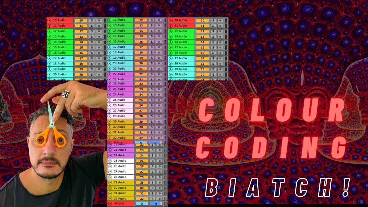 Colour Coding & Grouping Sound element in Ableton