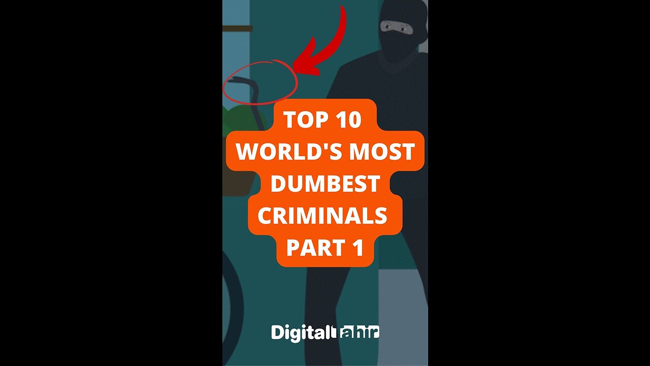 Top 10 World's Most Dumbest Criminals Part 1