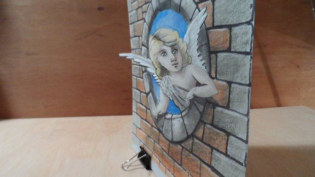 Pop Out, Drawing a 3D Angel Illusion