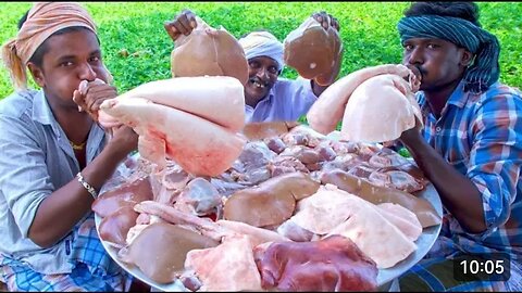 GOAT PARST Cooking | Goat Heart Goat Liver Goat Kidney