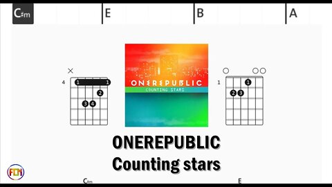 ONEREPUBLIC Counting stars - (Chords & Lyrics like a Karaoke) HD